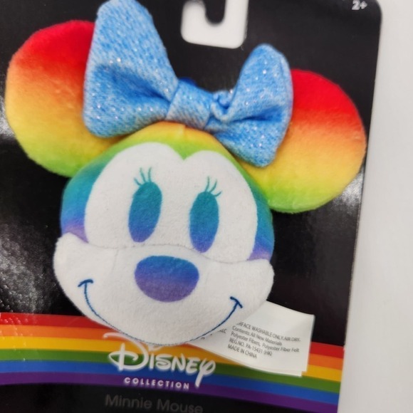 Set Of Three
Disney 
Rainbow Collection 
Minnie Mouse Plush
Mickey Mouse
Stitch - Picture 4 of 5